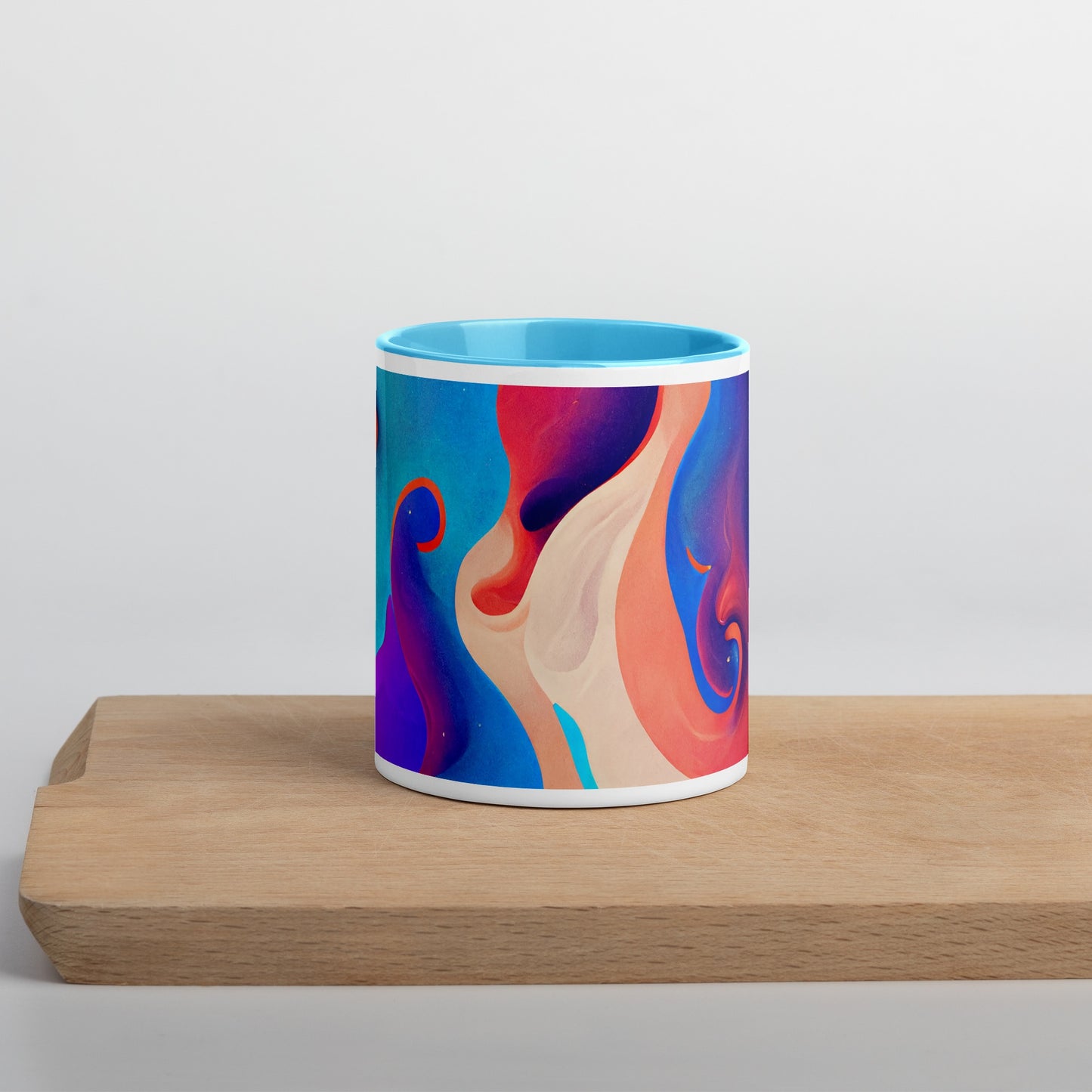 Purple Dream Ceramic Mug with Color Inside