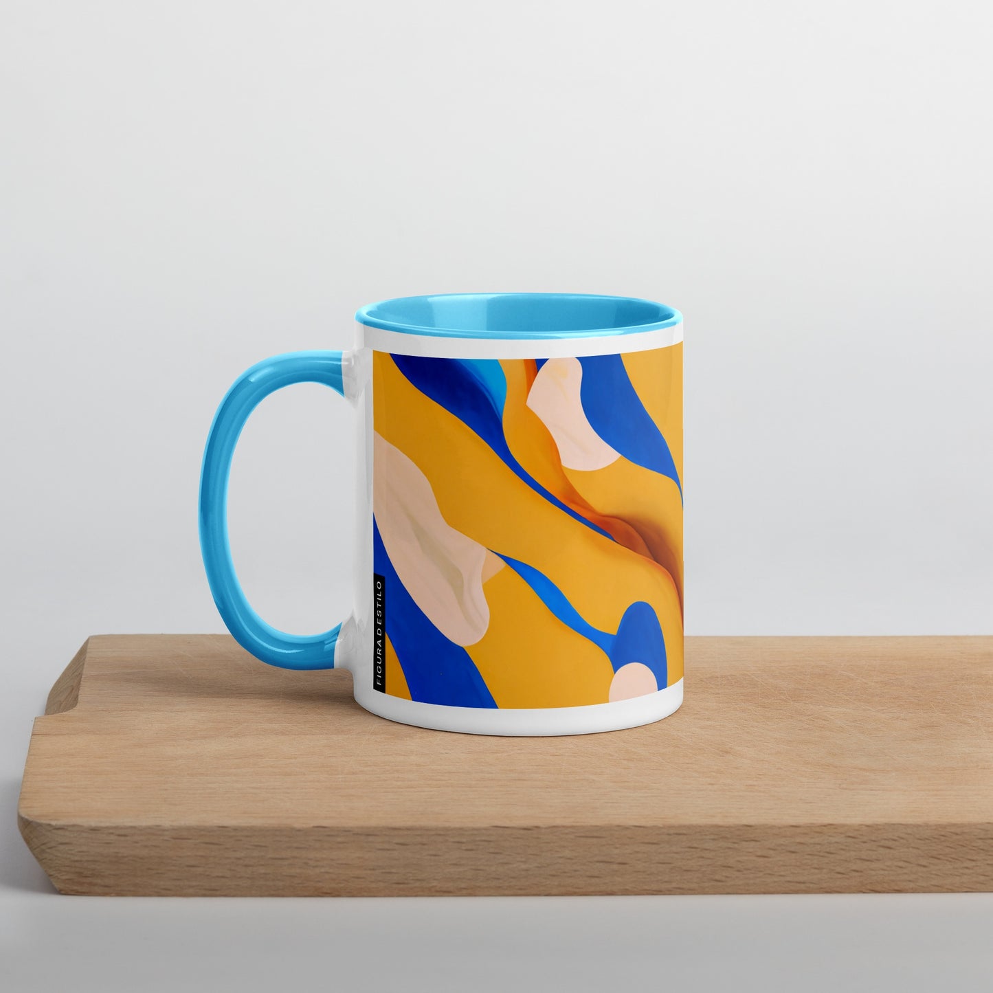 Oasis Ceramic Mug with Color Inside