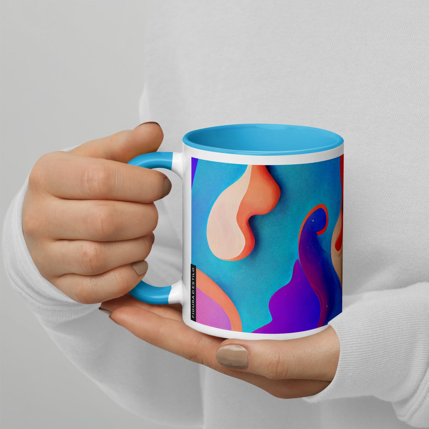 Purple Dream Ceramic Mug with Color Inside