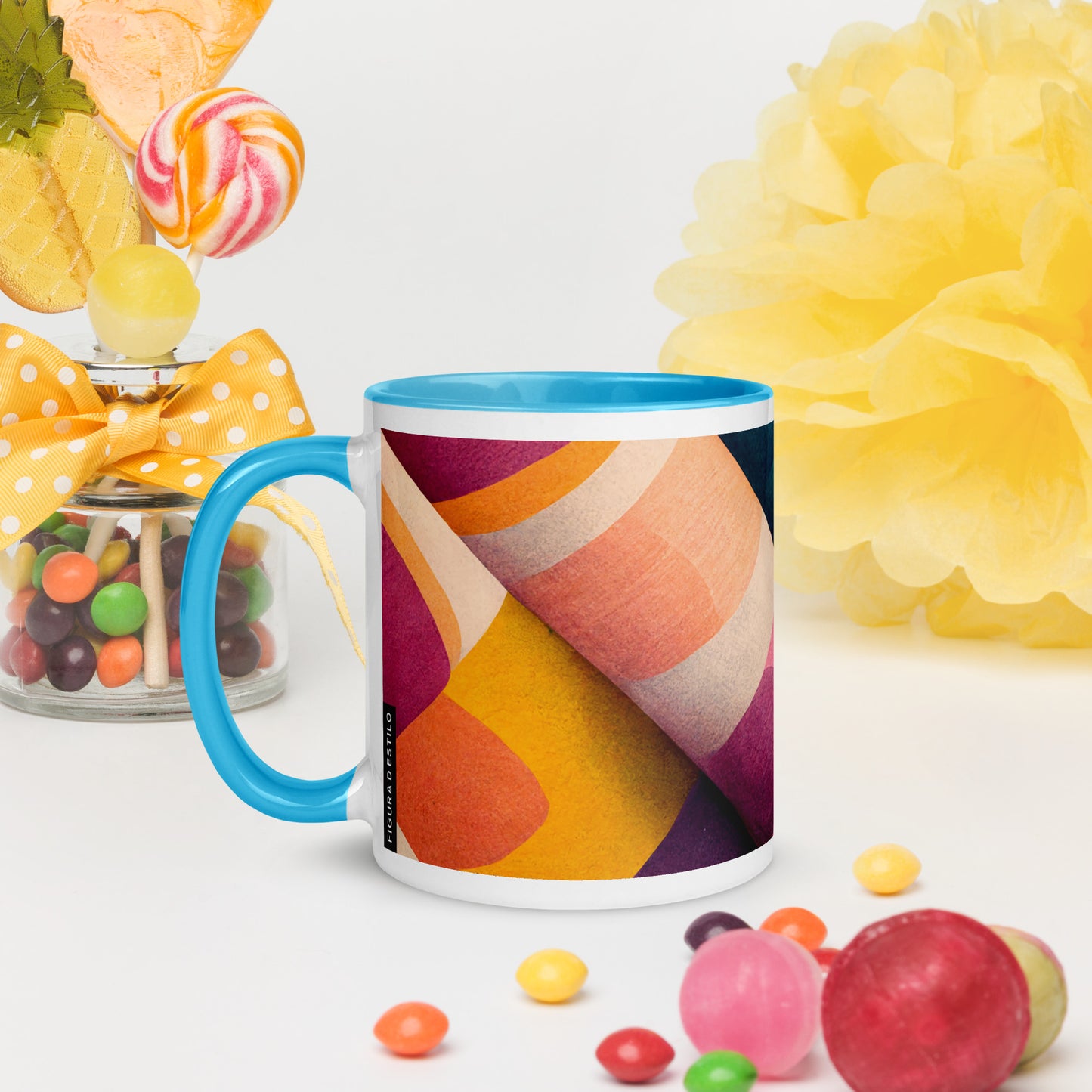 Colored Mesh de Cerâmica com Interior Colorido