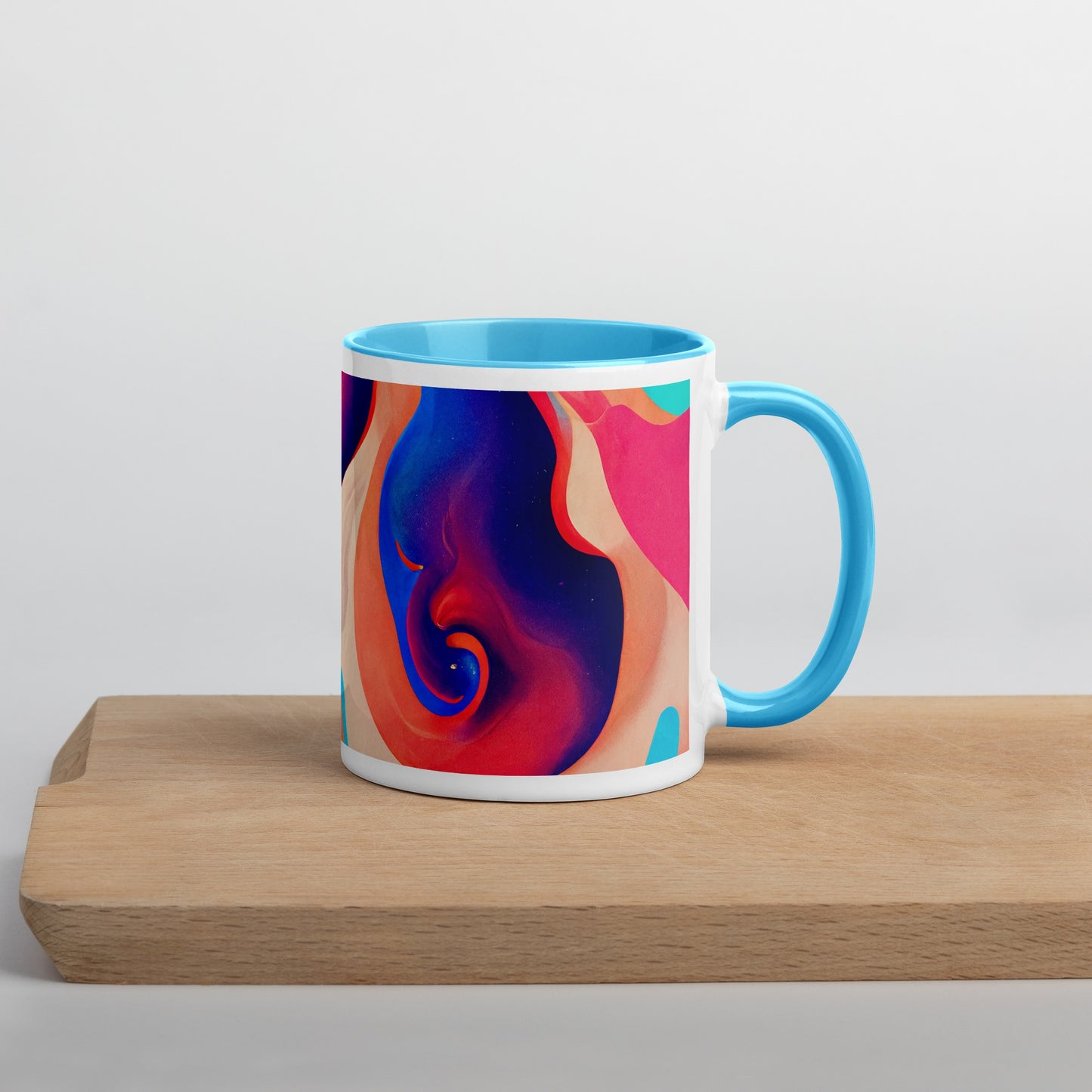 Purple Dream Ceramic Mug with Color Inside
