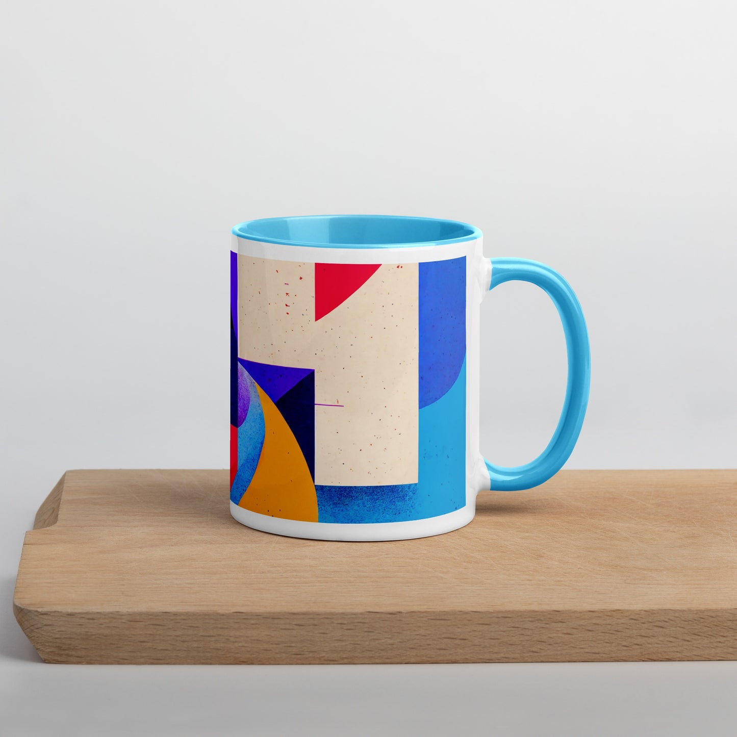 Summer Tide Ceramic Mug with Color Inside
