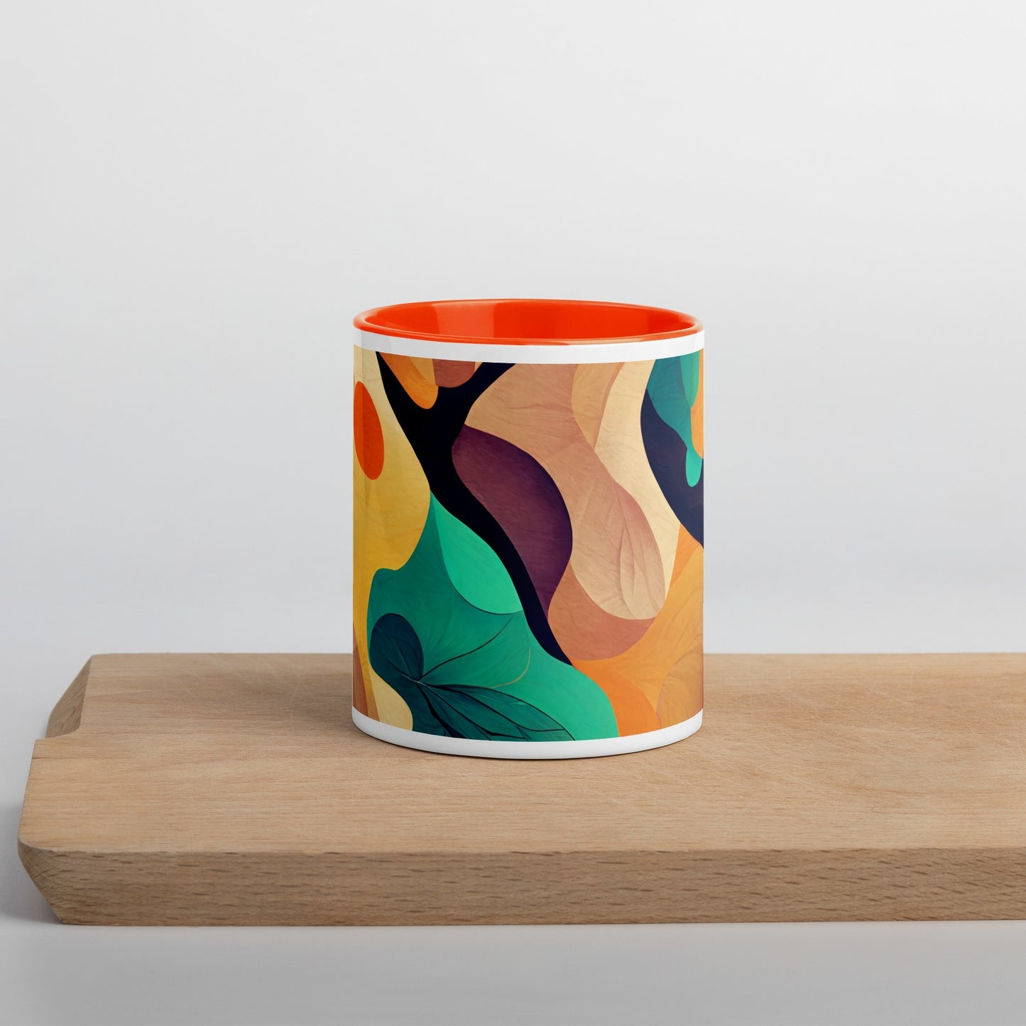 Cocktail Ceramic Mug with Color Inside