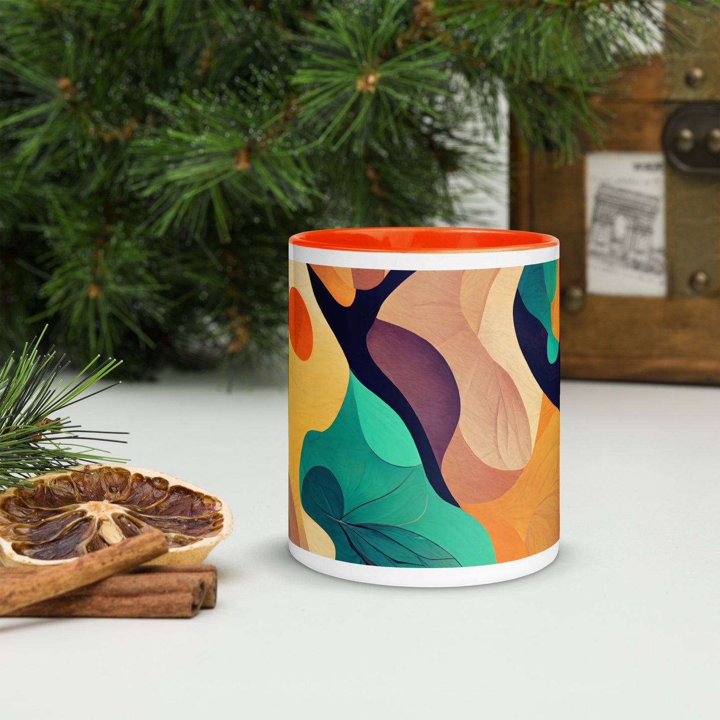 Cocktail Ceramic Mug with Color Inside