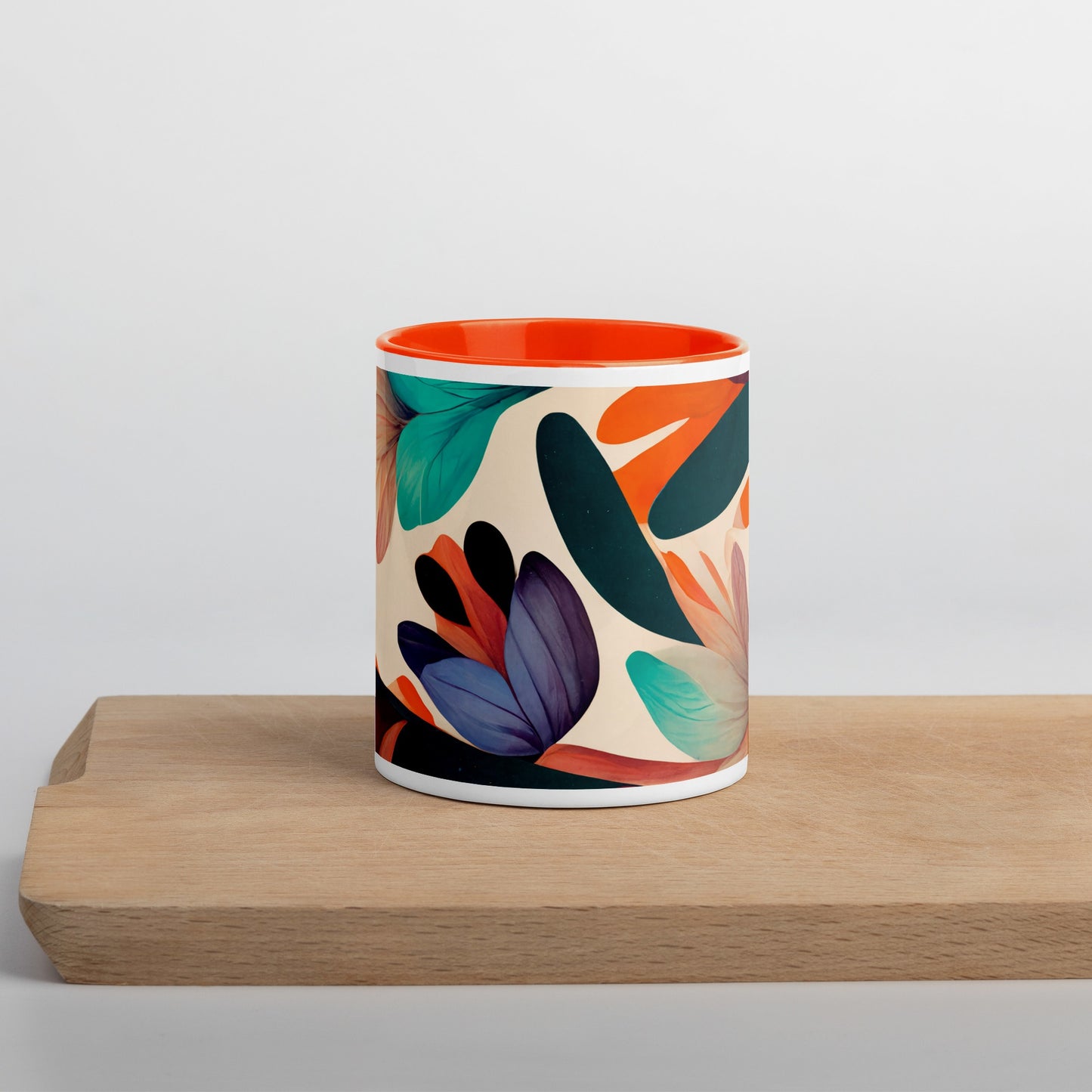Magic Garden Ceramic Mug with Color Inside
