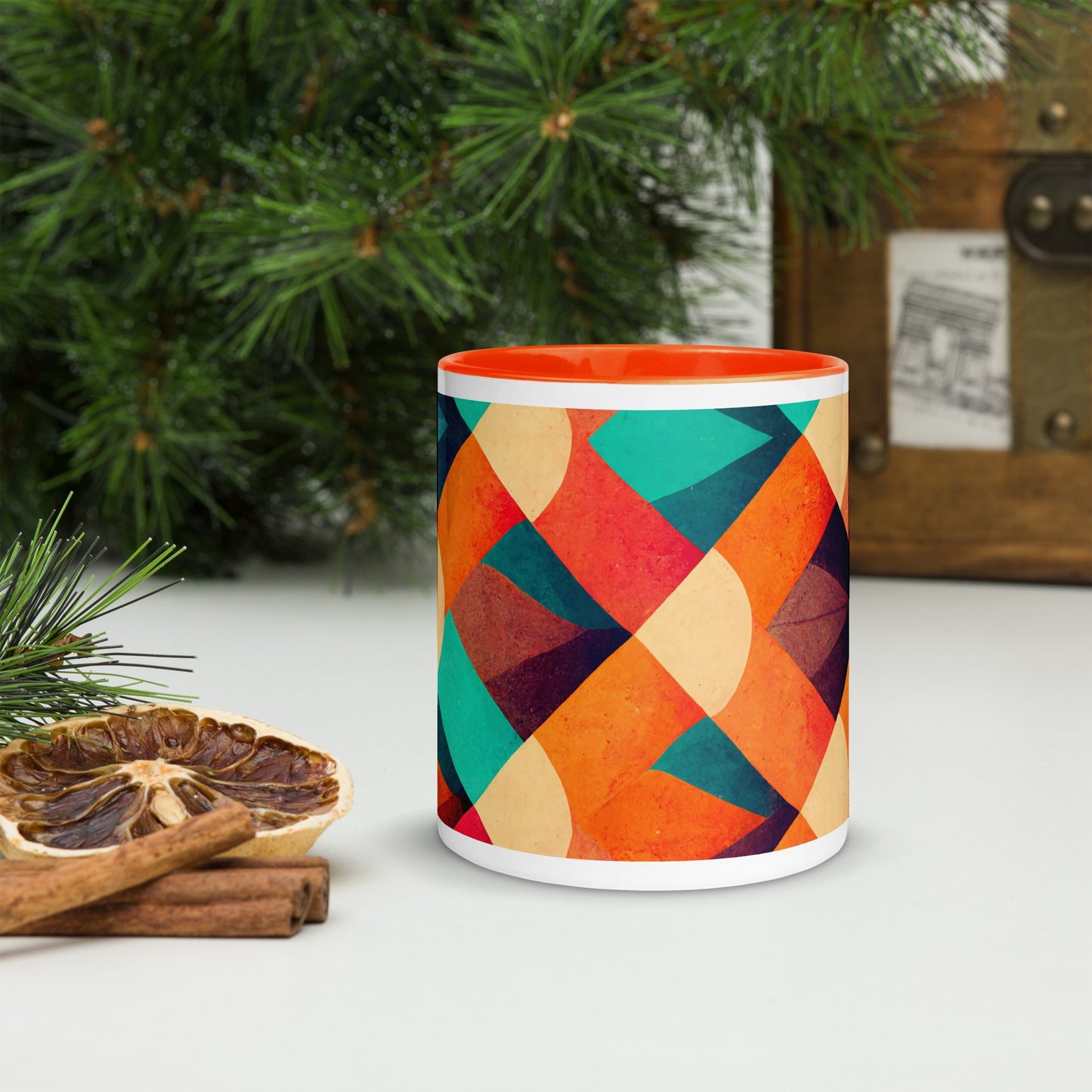 Sienna Ceramic Mug with Color Inside