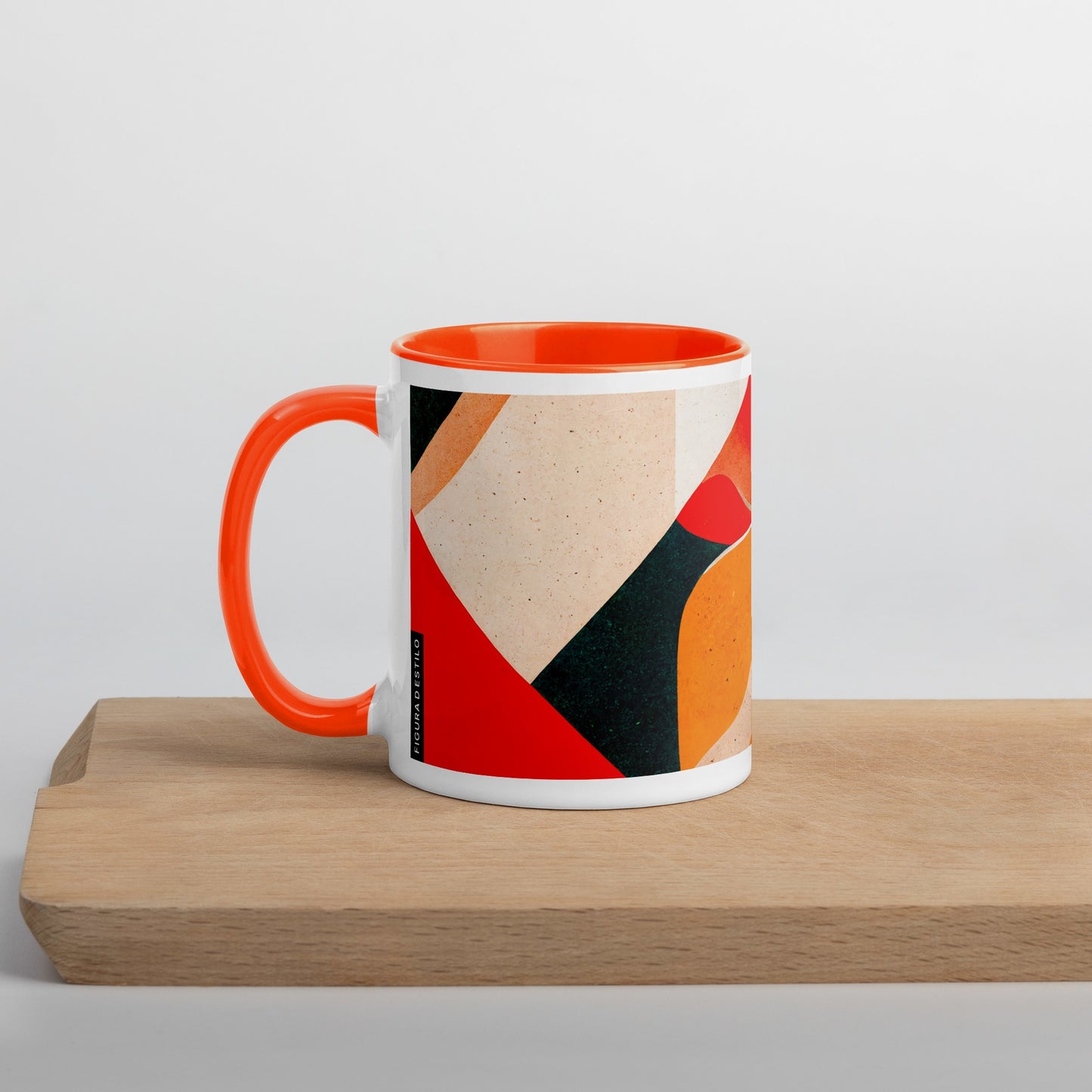 Jelly Bread Ceramic Mug with Color Inside