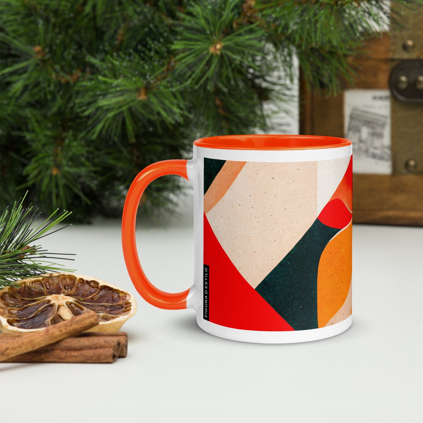 Jelly Bread Ceramic Mug with Color Inside