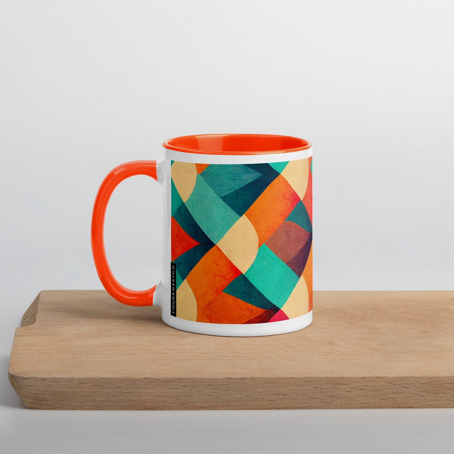Sienna Ceramic Mug with Color Inside