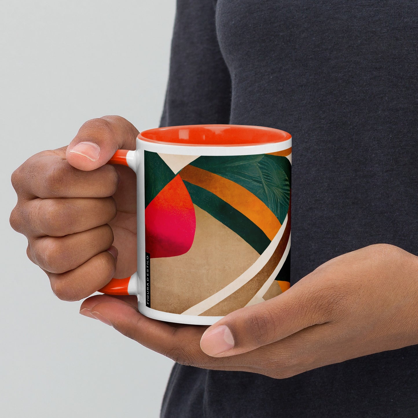 Savannah Ceramic Mug with Color Inside