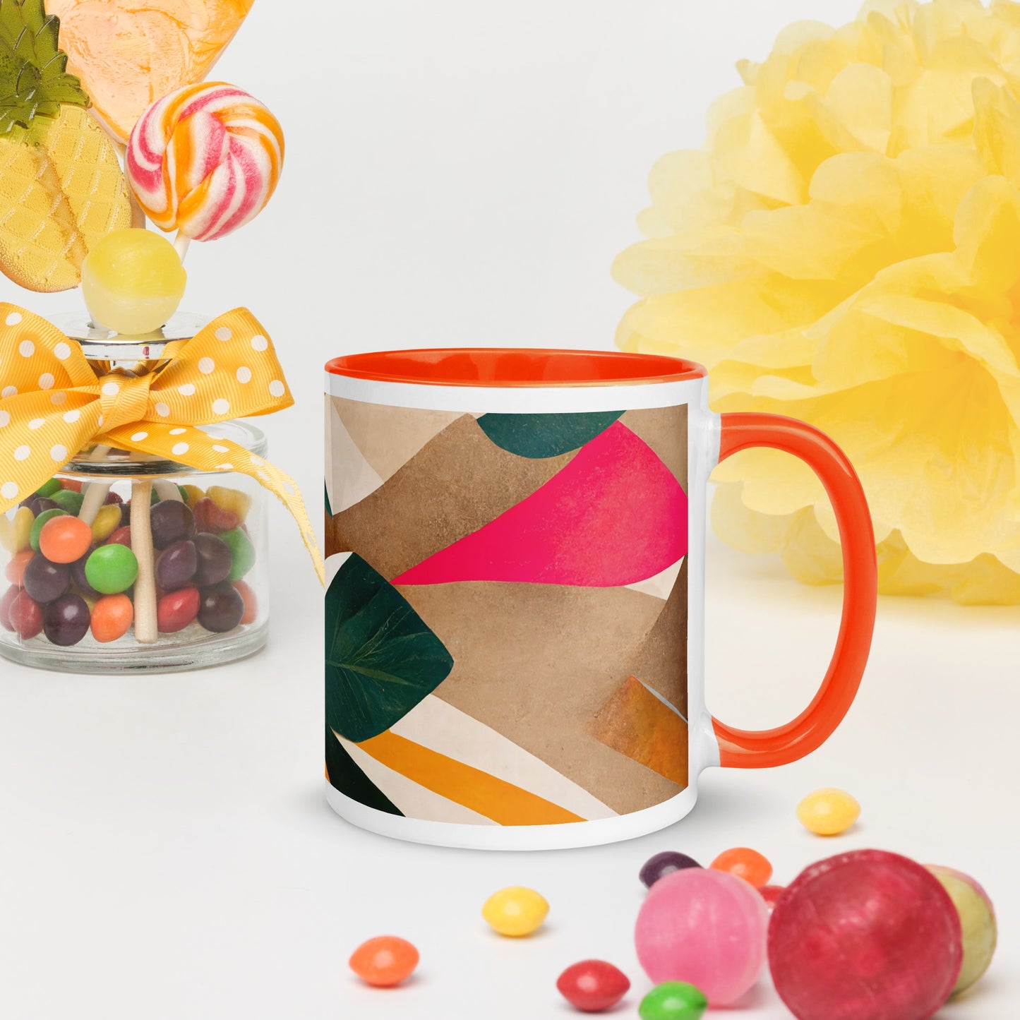 Savannah Ceramic Mug with Color Inside