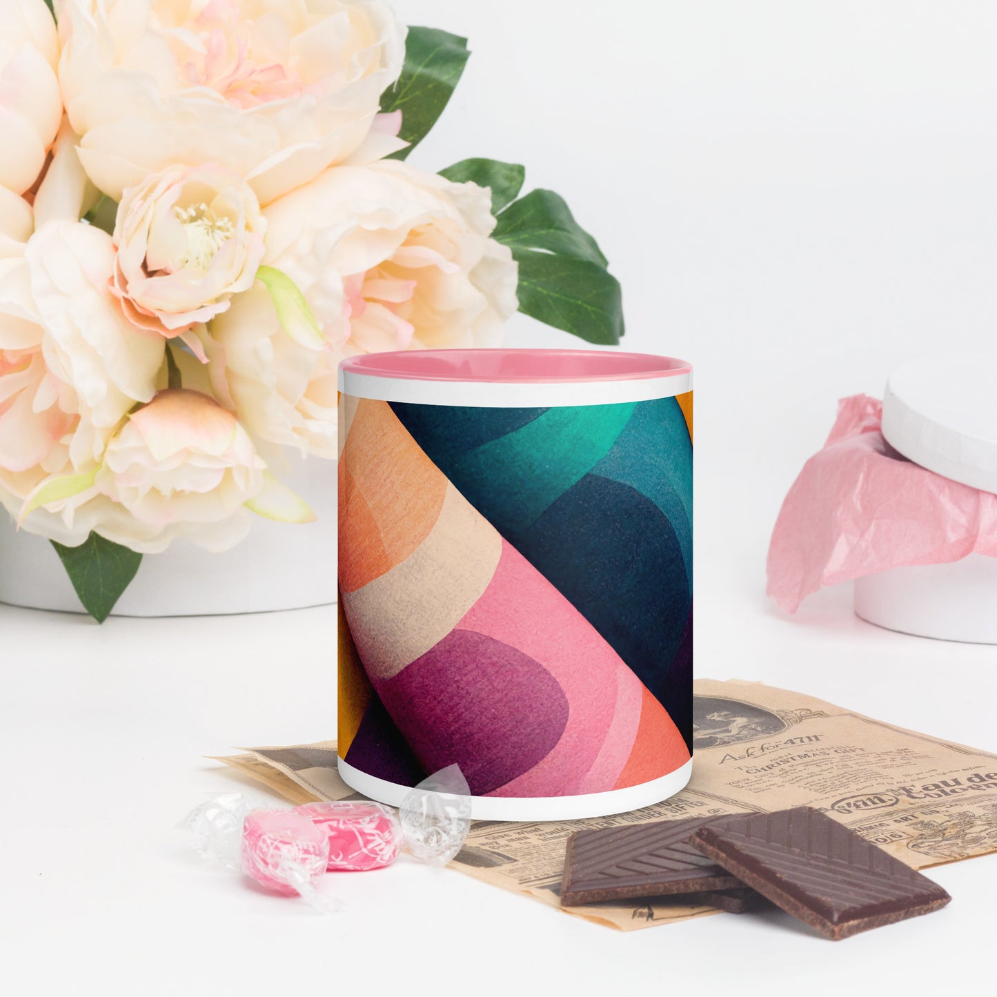 Colored Mesh de Cerâmica com Interior Colorido