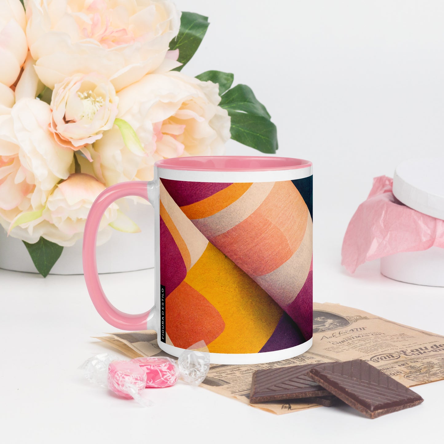 Colored Mesh de Cerâmica com Interior Colorido