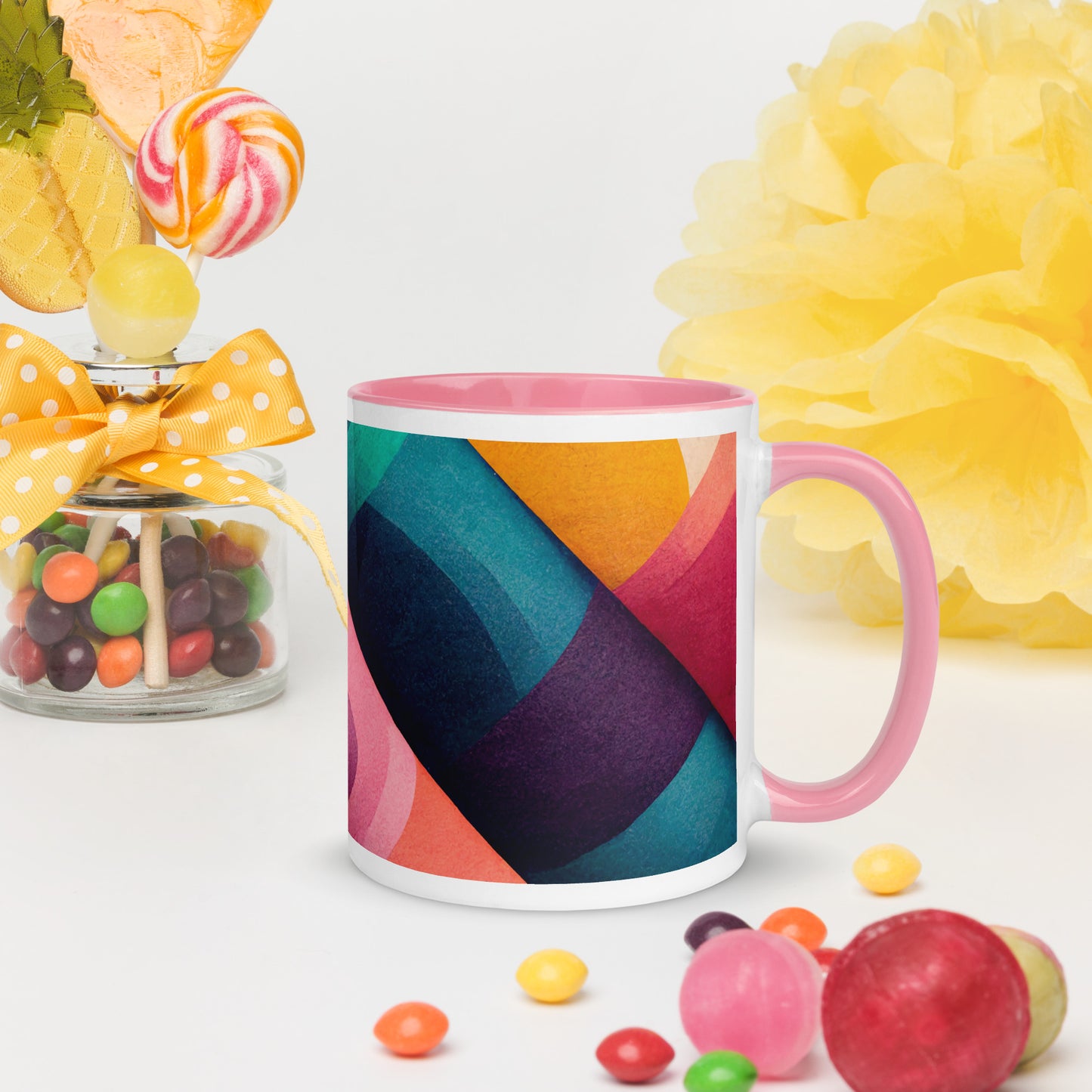 Colored Mesh de Cerâmica com Interior Colorido