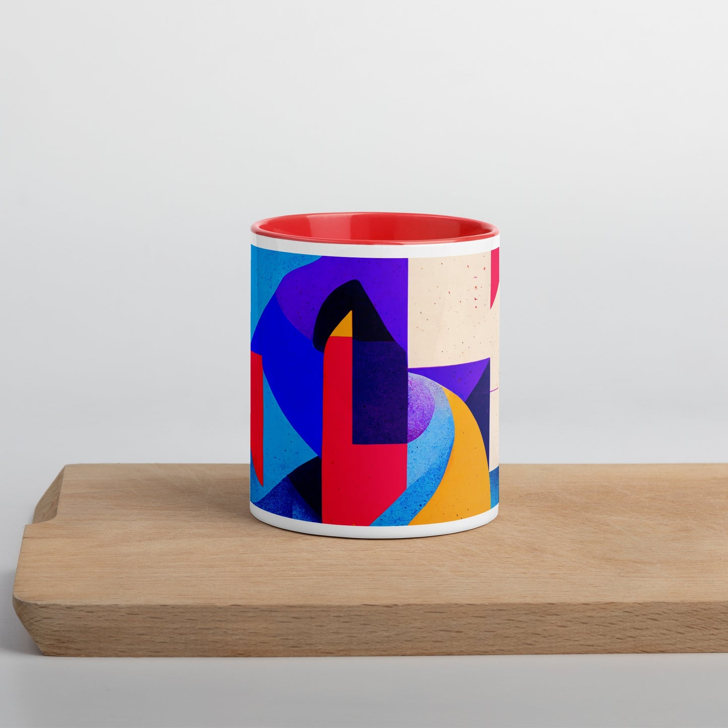 Summer Tide Ceramic Mug with Color Inside