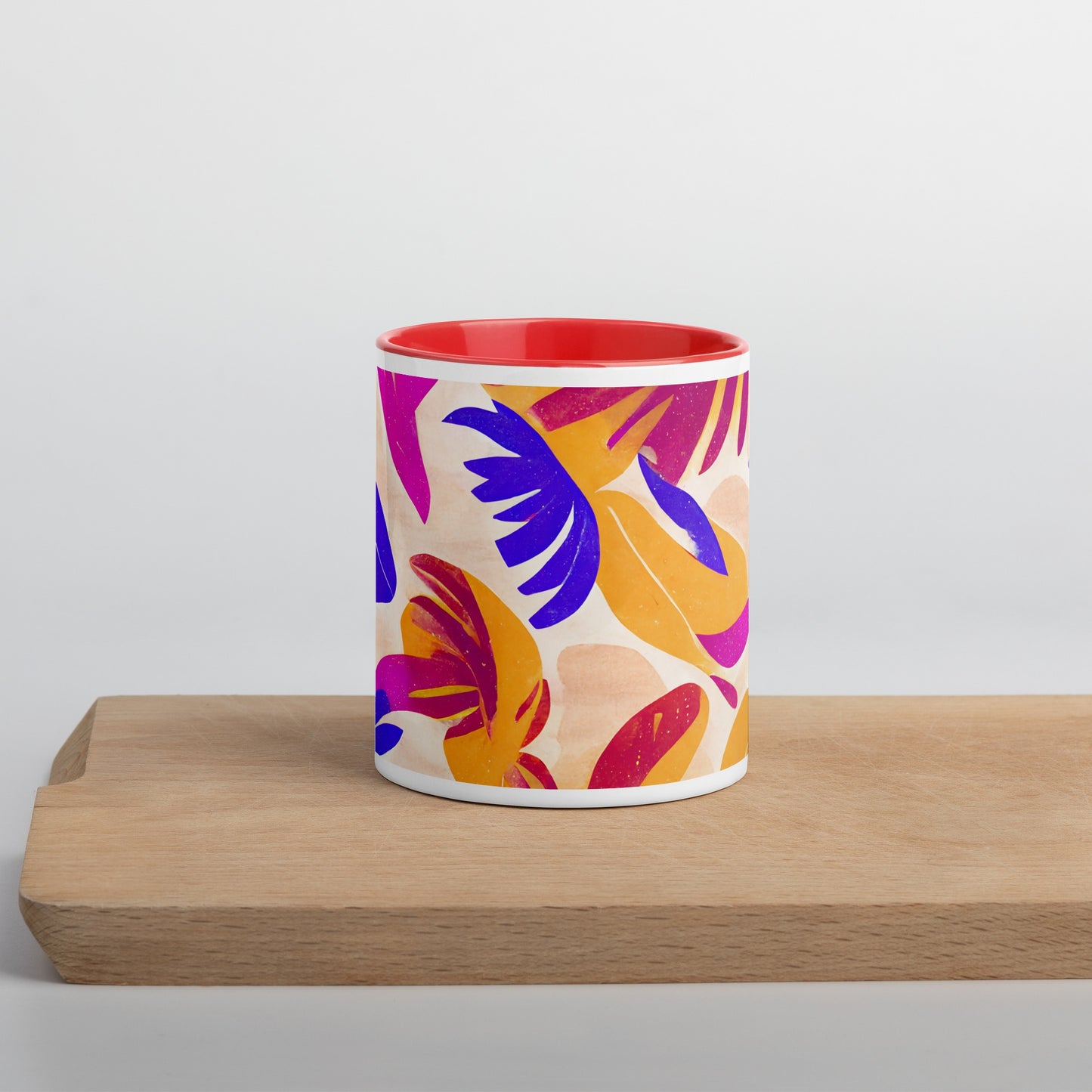 Dominica Ceramic Mug with Color Inside