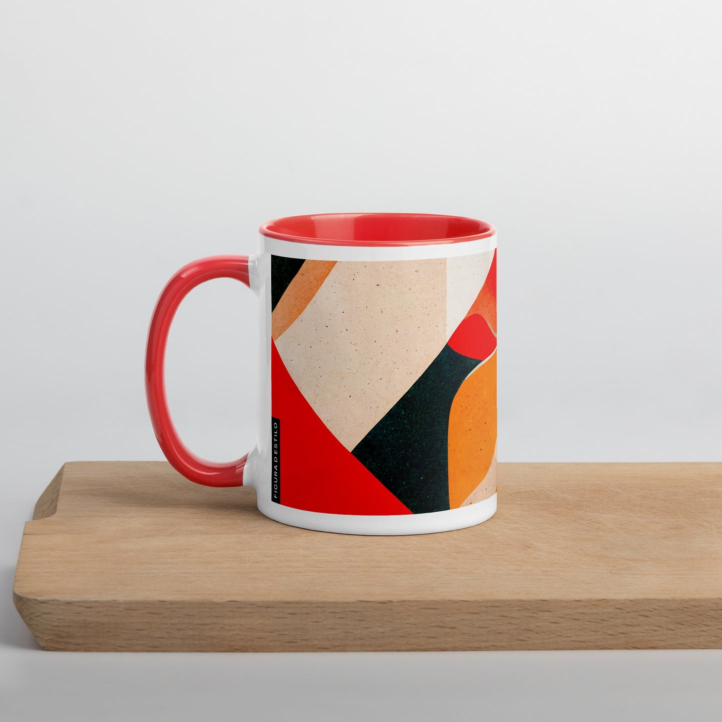 Jelly Bread Ceramic Mug with Color Inside