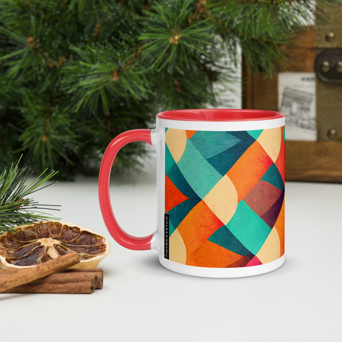 Sienna Ceramic Mug with Color Inside