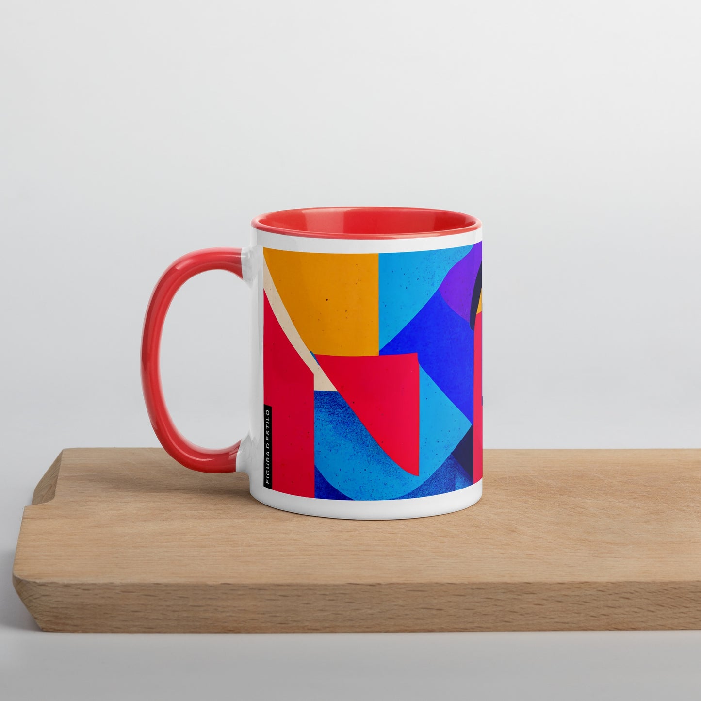 Summer Tide Ceramic Mug with Color Inside