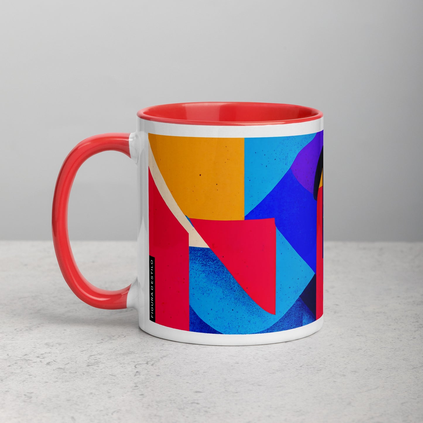 Summer Tide Ceramic Mug with Color Inside