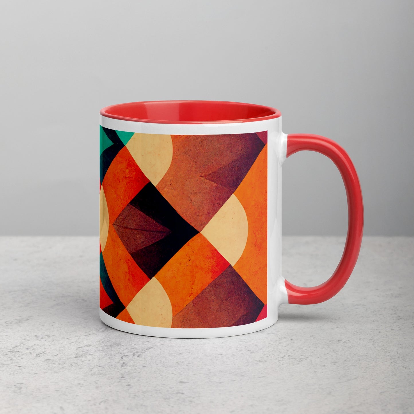 Sienna Ceramic Mug with Color Inside