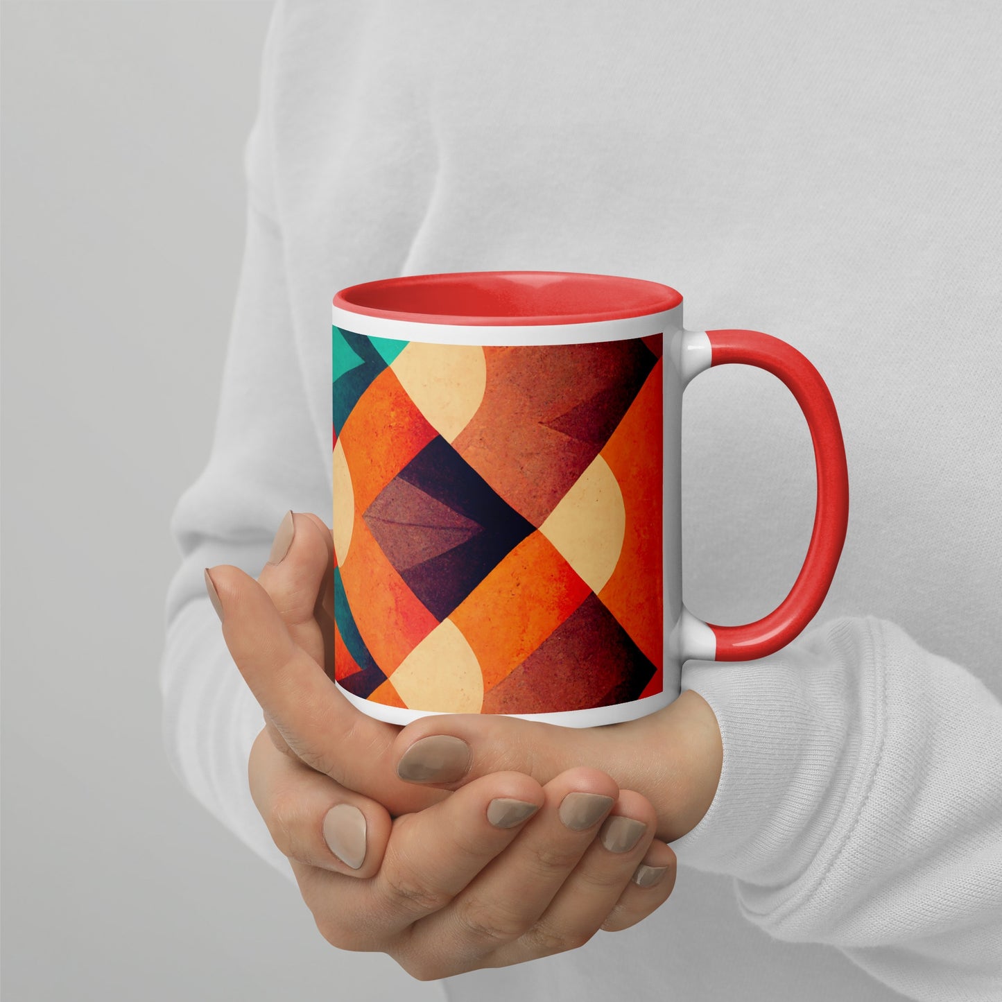 Sienna Ceramic Mug with Color Inside