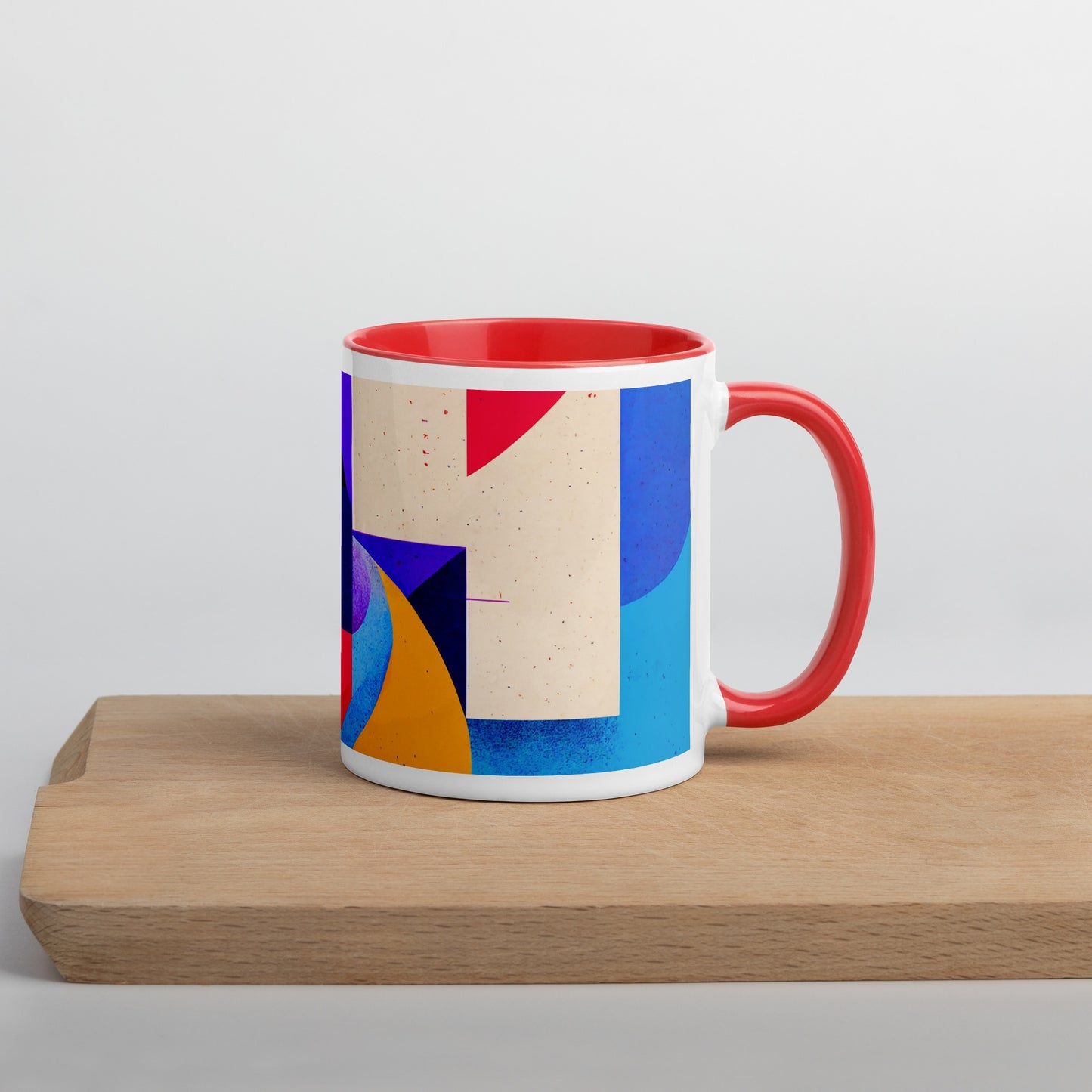 Summer Tide Ceramic Mug with Color Inside
