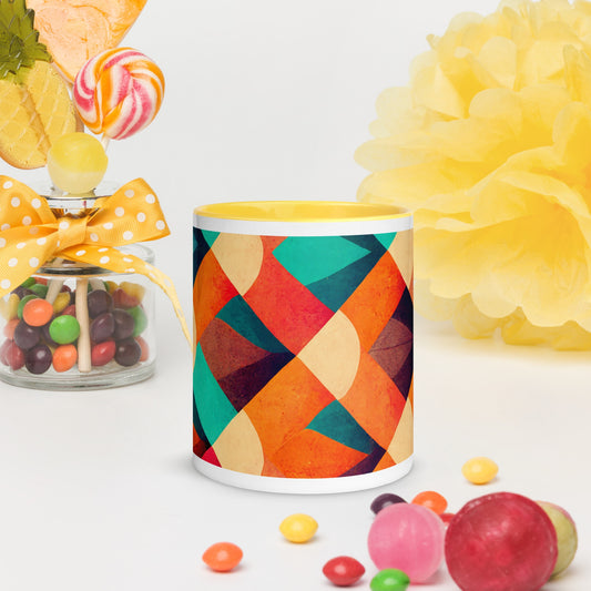 Sienna Caneca de Cerâmica com Interior Colorido