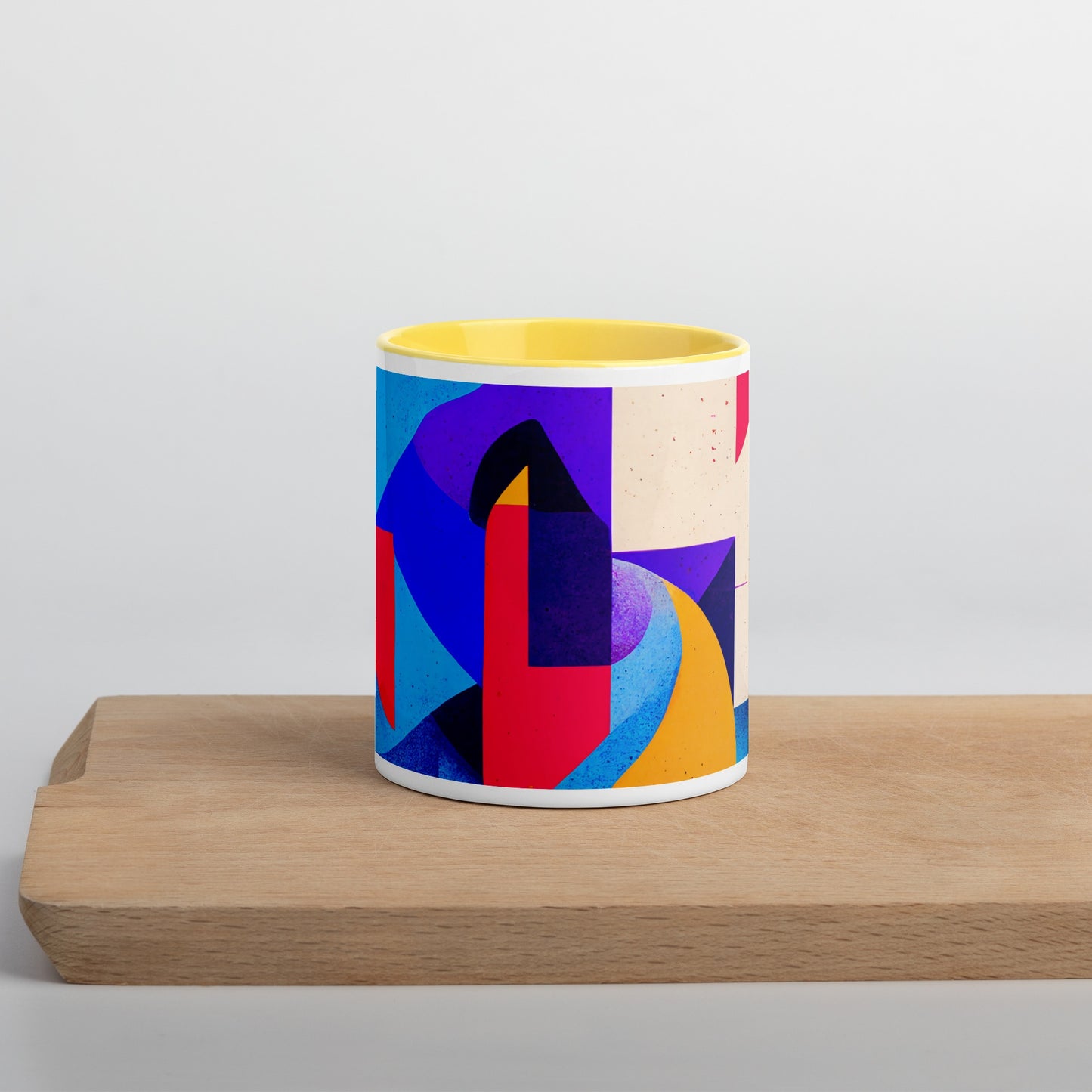 Summer Tide Ceramic Mug with Color Inside