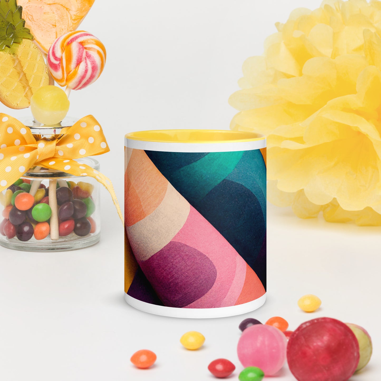 Colored Mesh de Cerâmica com Interior Colorido