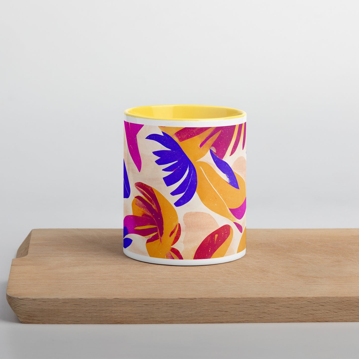 Dominica Ceramic Mug with Color Inside