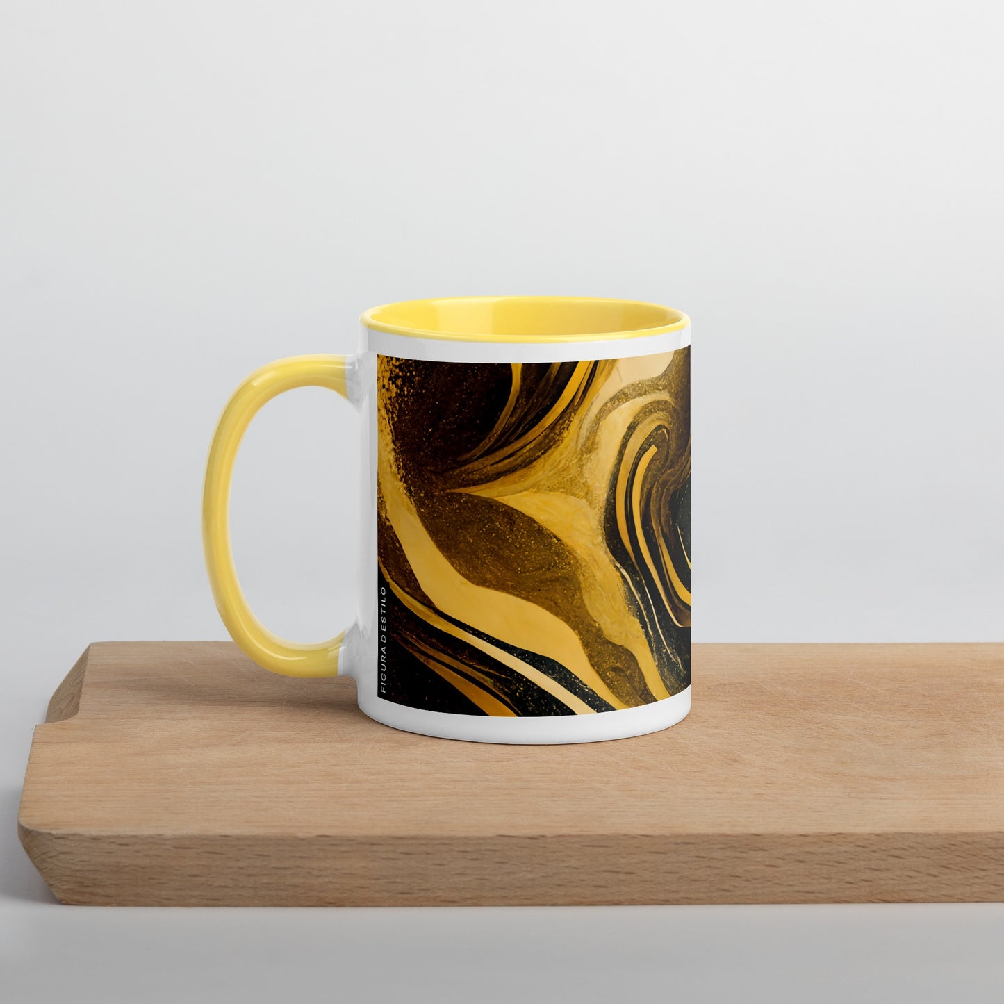 Duna Ceramic Mug with Color Inside