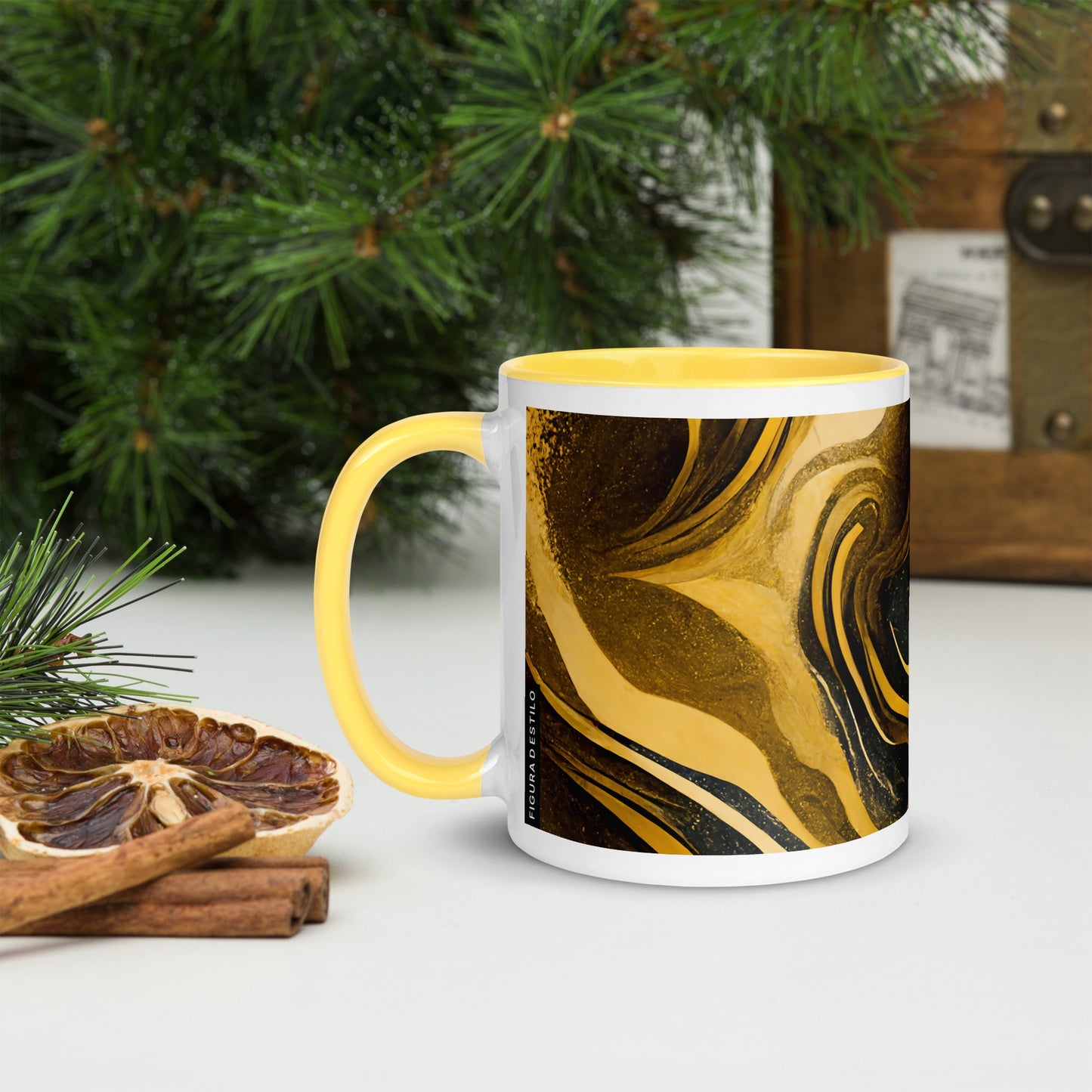 Duna Ceramic Mug with Color Inside