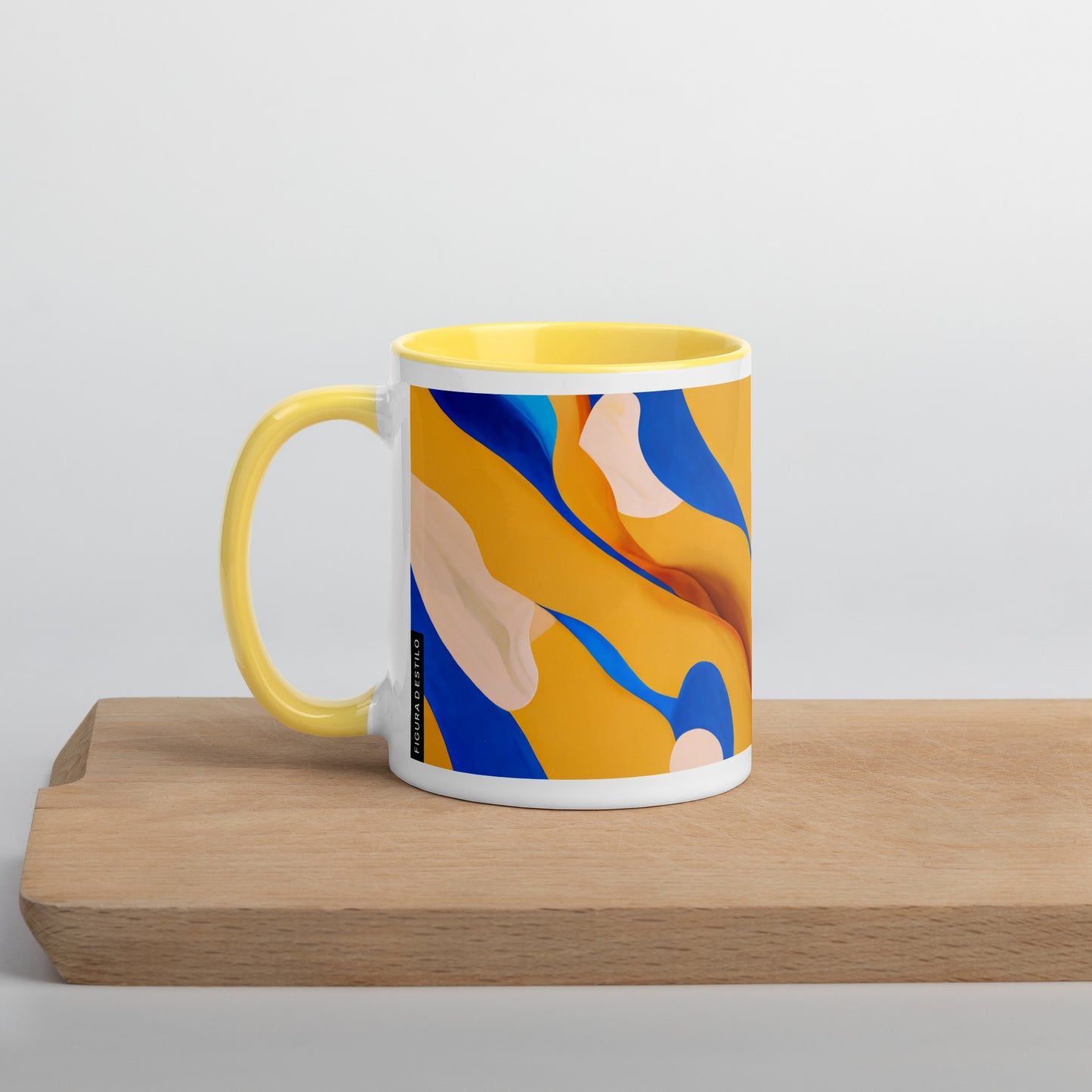 Oasis Ceramic Mug with Color Inside