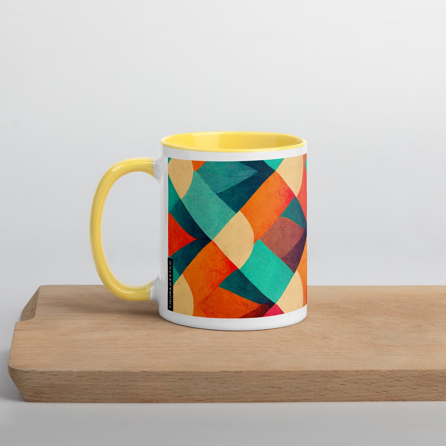 Sienna Ceramic Mug with Color Inside