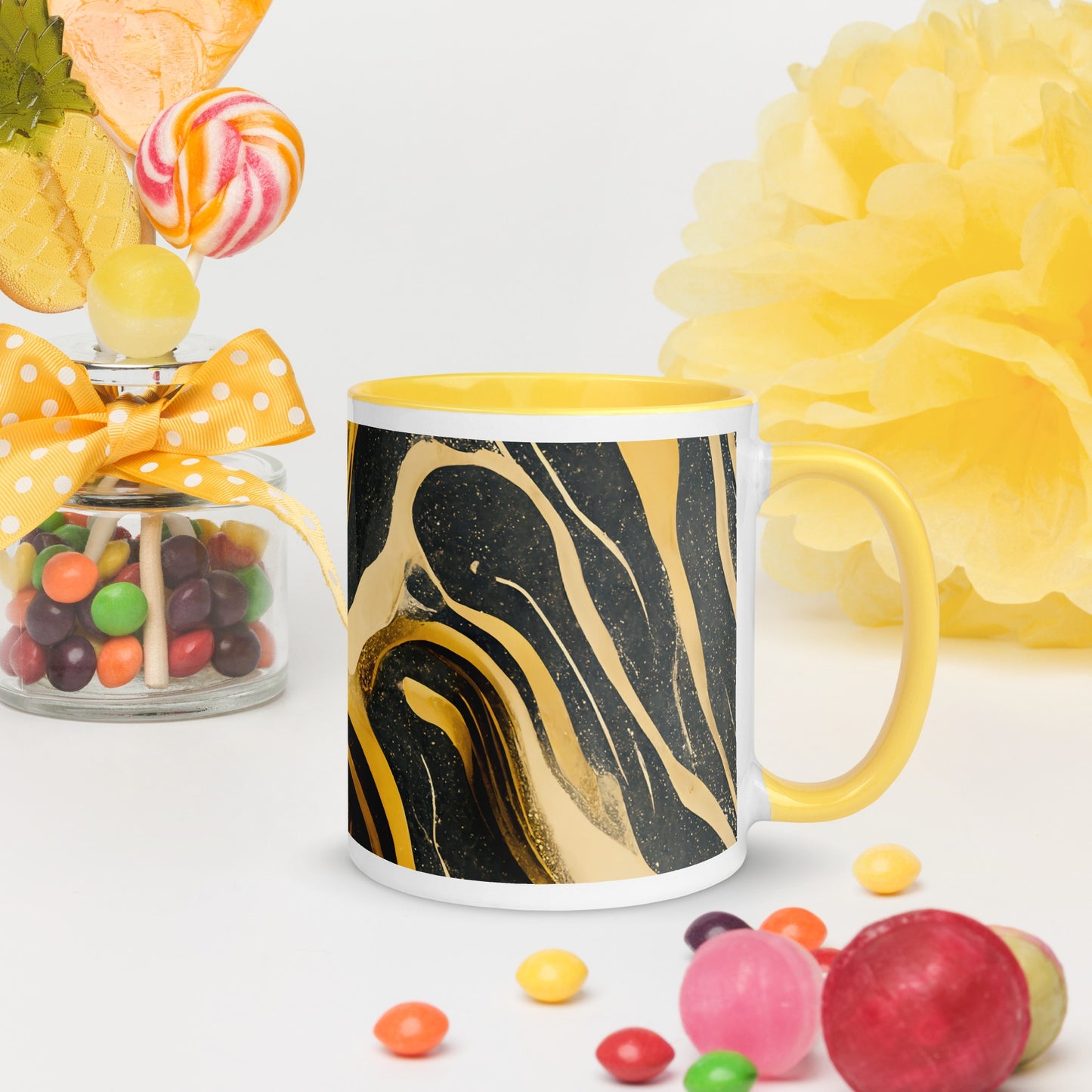 Duna Ceramic Mug with Color Inside