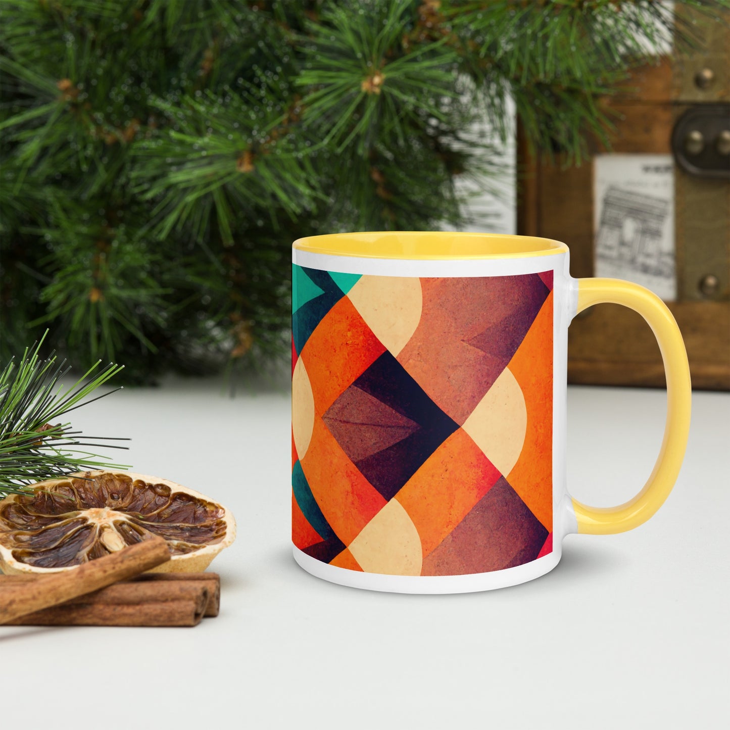 Sienna Ceramic Mug with Color Inside