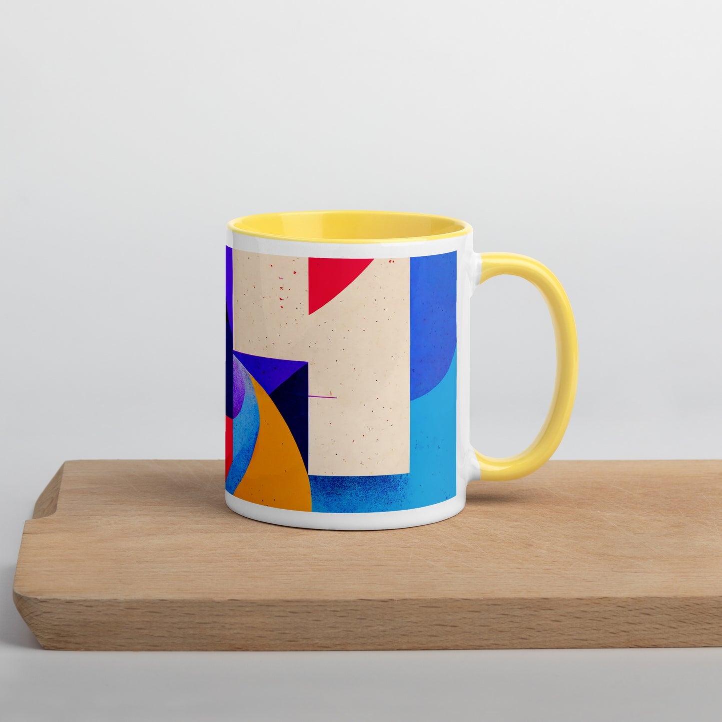 Summer Tide Ceramic Mug with Color Inside