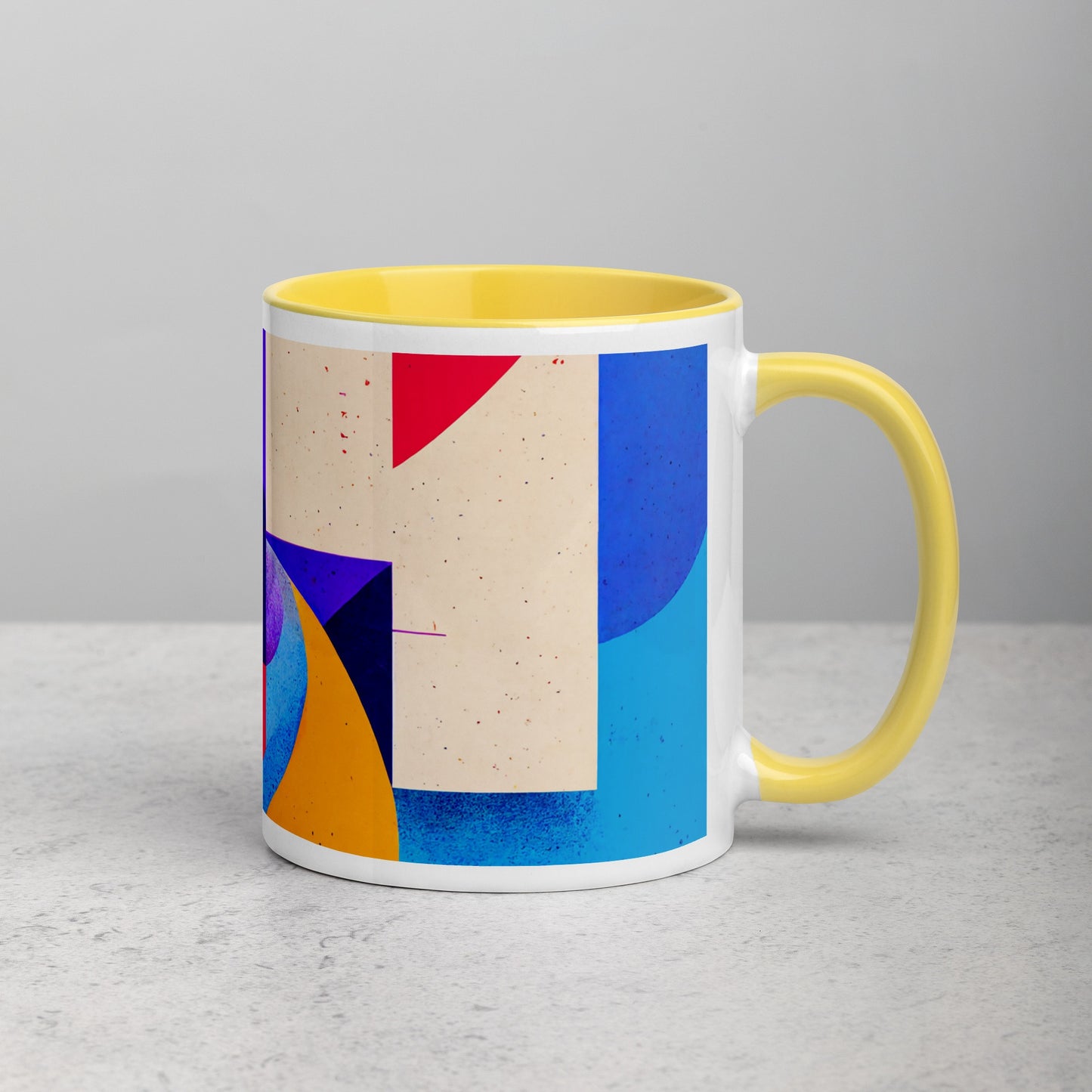 Summer Tide Ceramic Mug with Color Inside