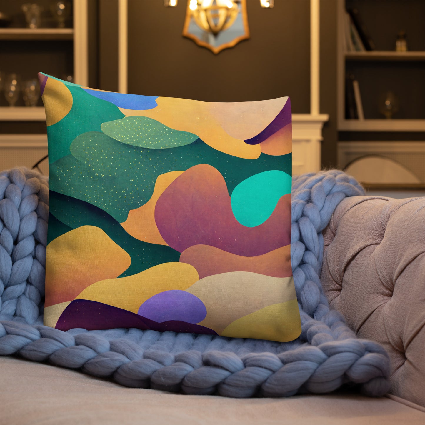 Water Lily Premium Pillow