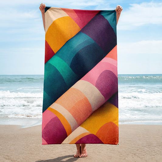 Colored Mesh Beach and Home Towel