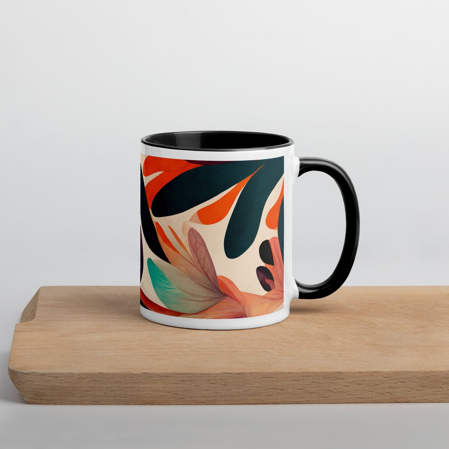 Magic Garden Ceramic Mug with Color Inside