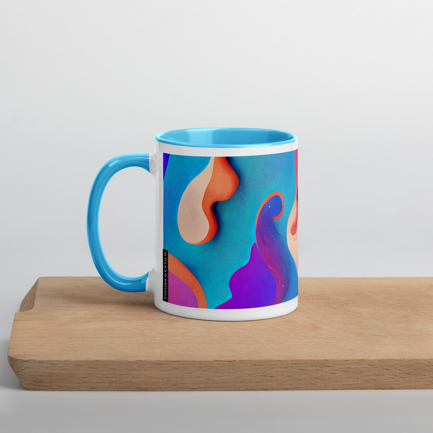 Purple Dream Ceramic Mug with Color Inside