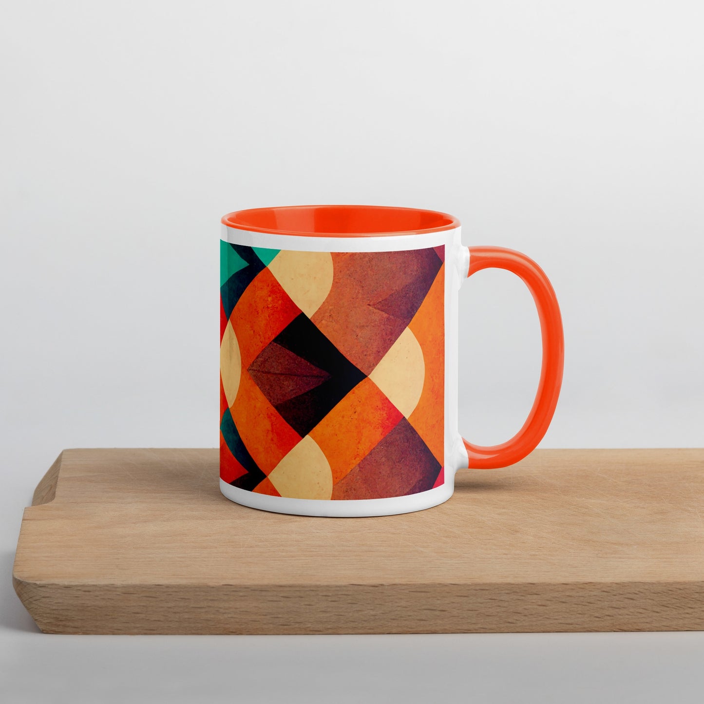 Sienna Ceramic Mug with Color Inside