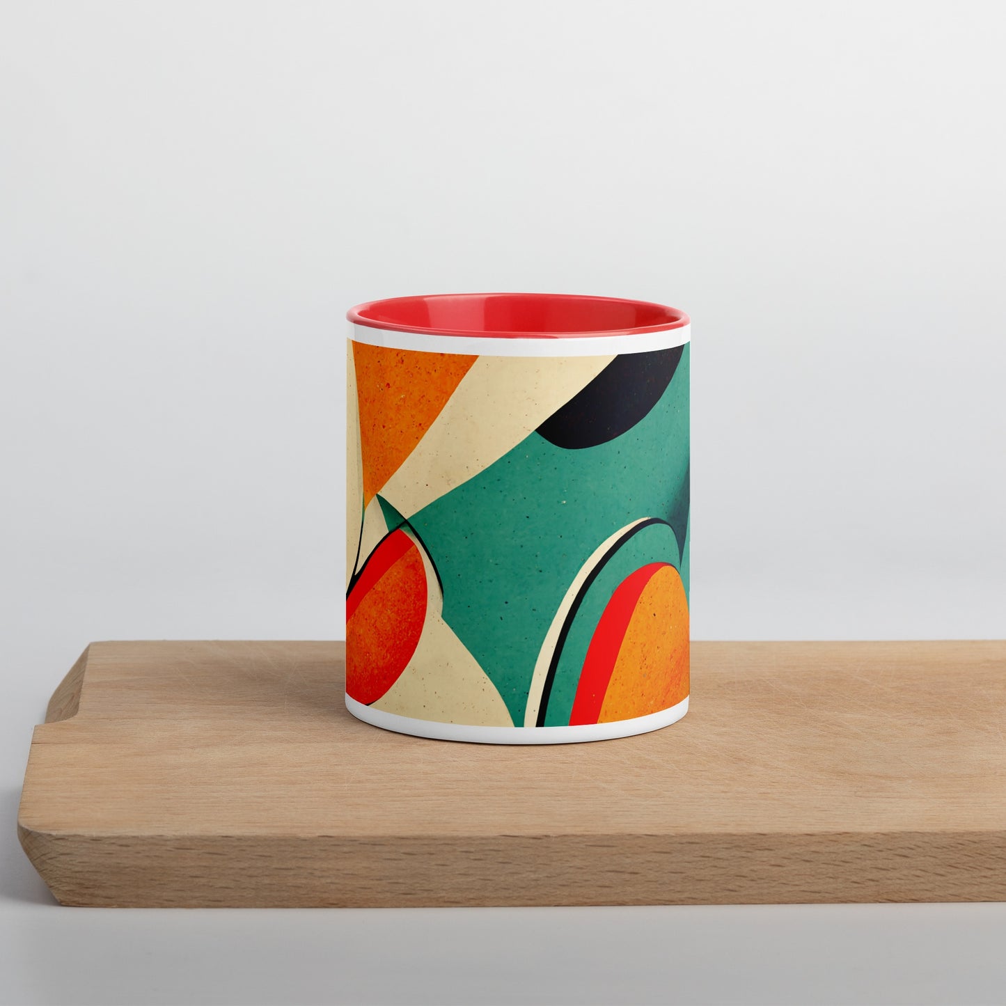 Water Loaf Ceramic Mug with Color Inside