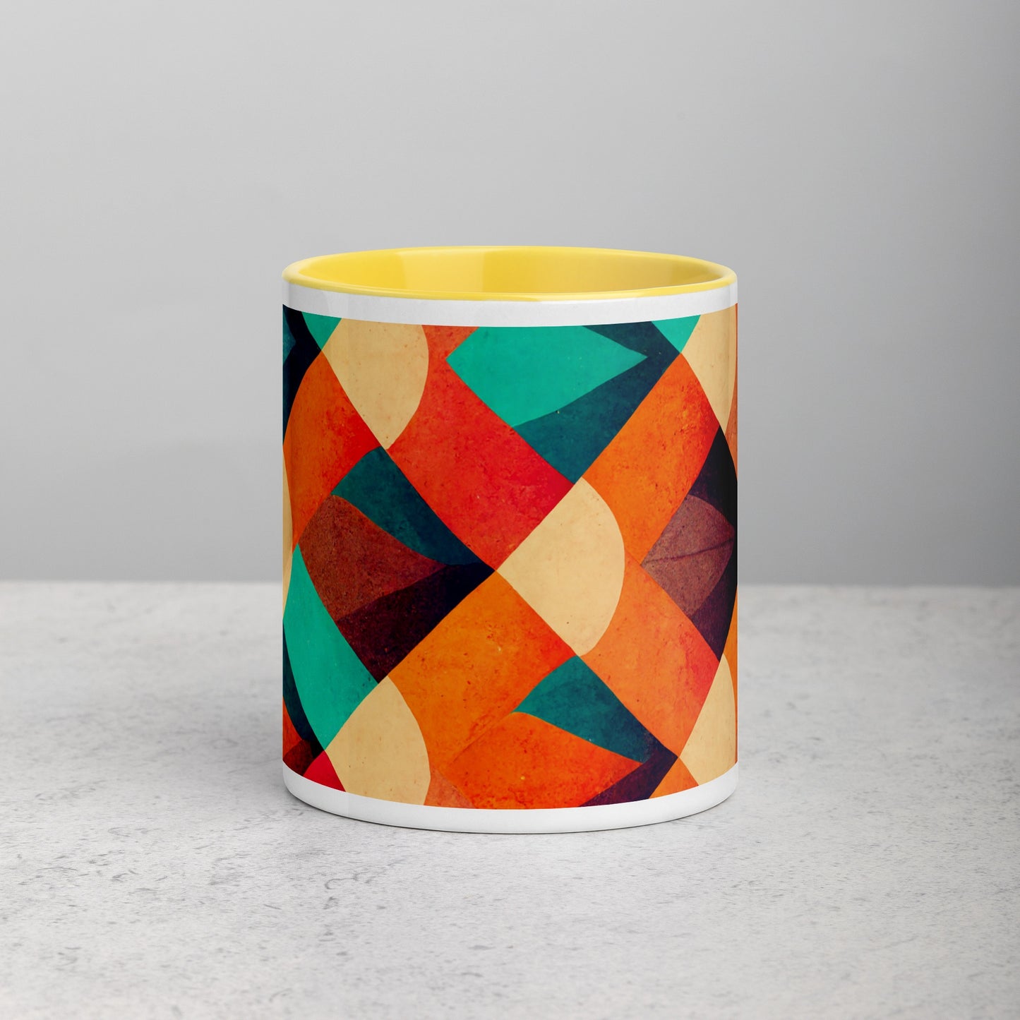 Sienna Ceramic Mug with Color Inside